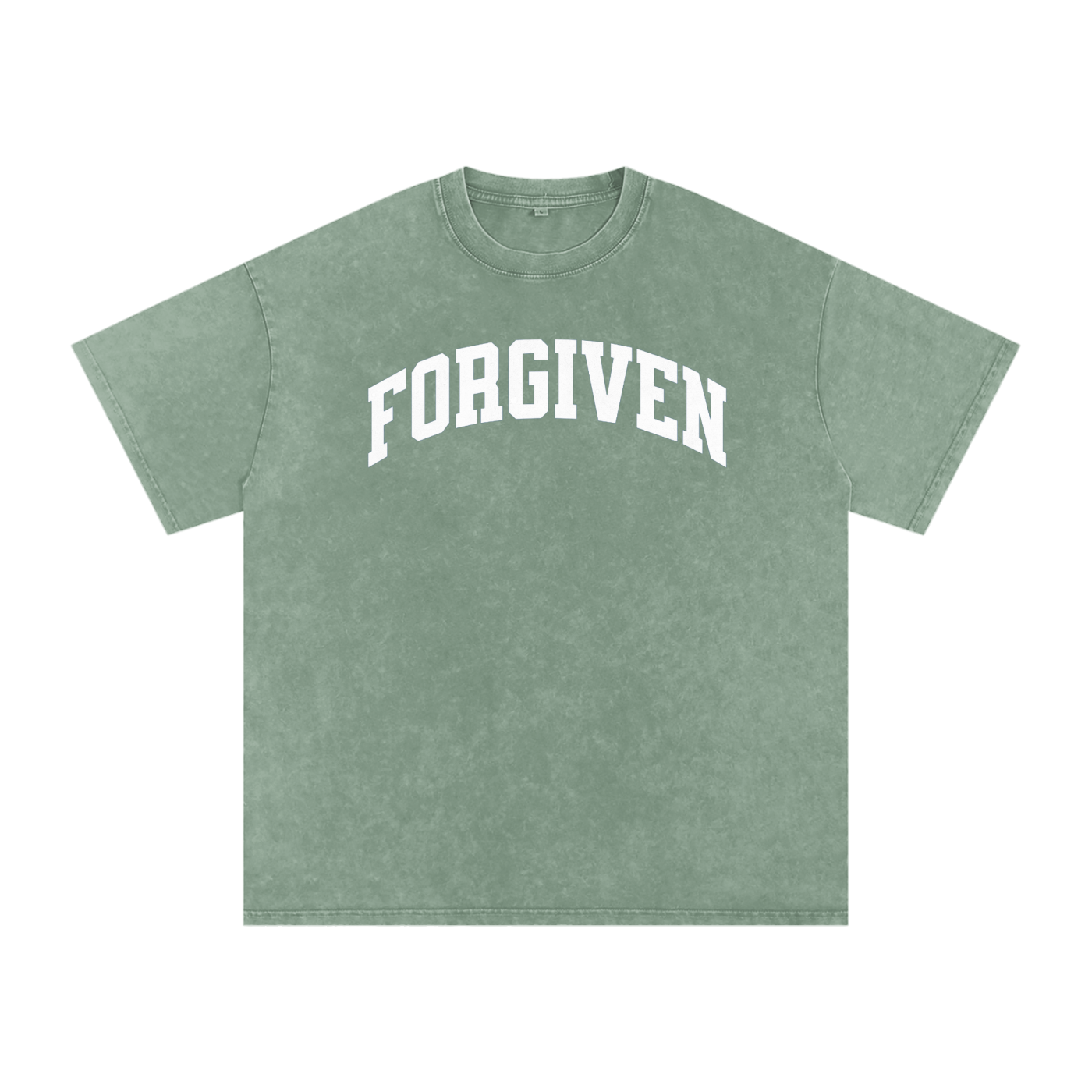 Forgiven - Snow Washed Oversized Cotton T-Shirt