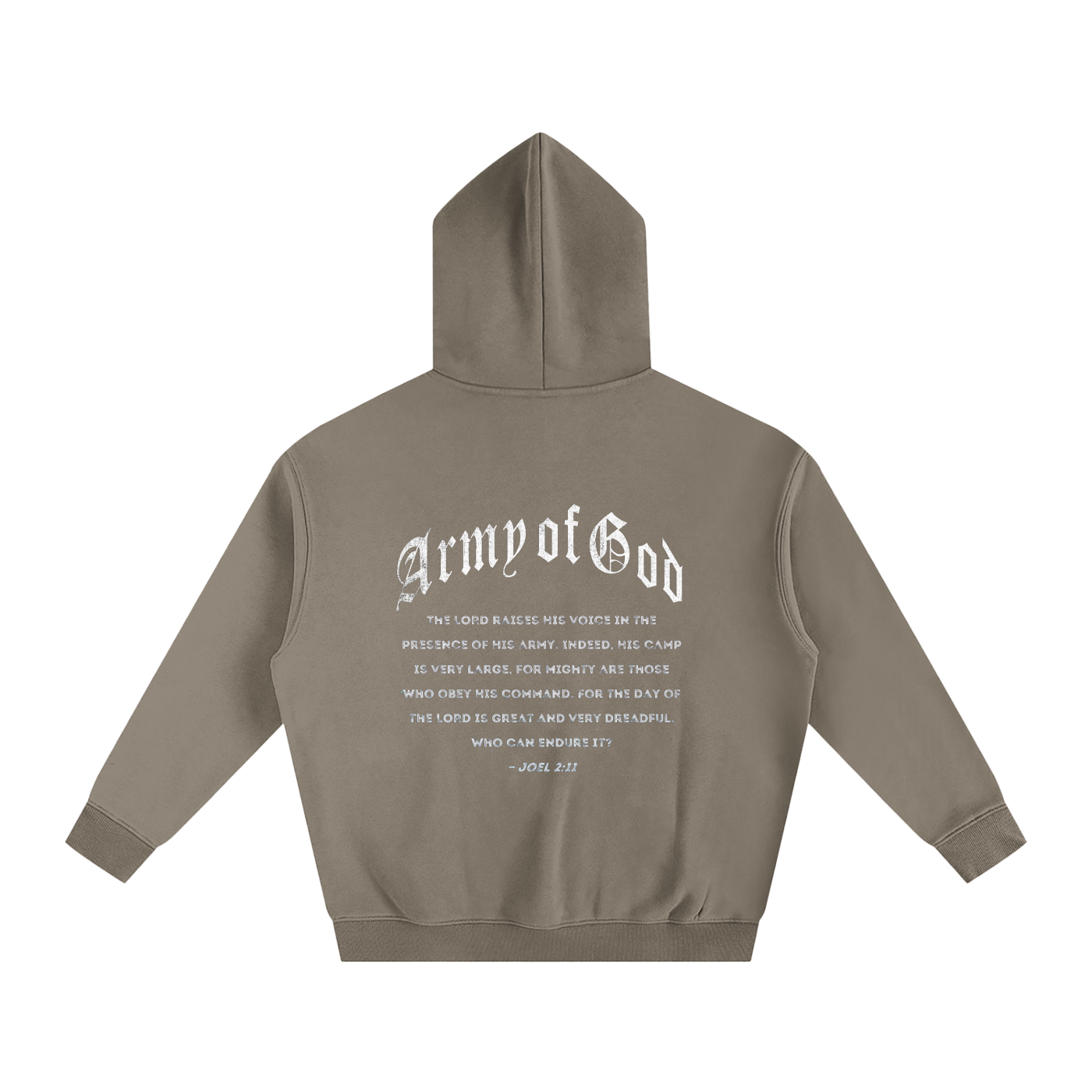 Army of God - Oversize Fleeced Hoodie