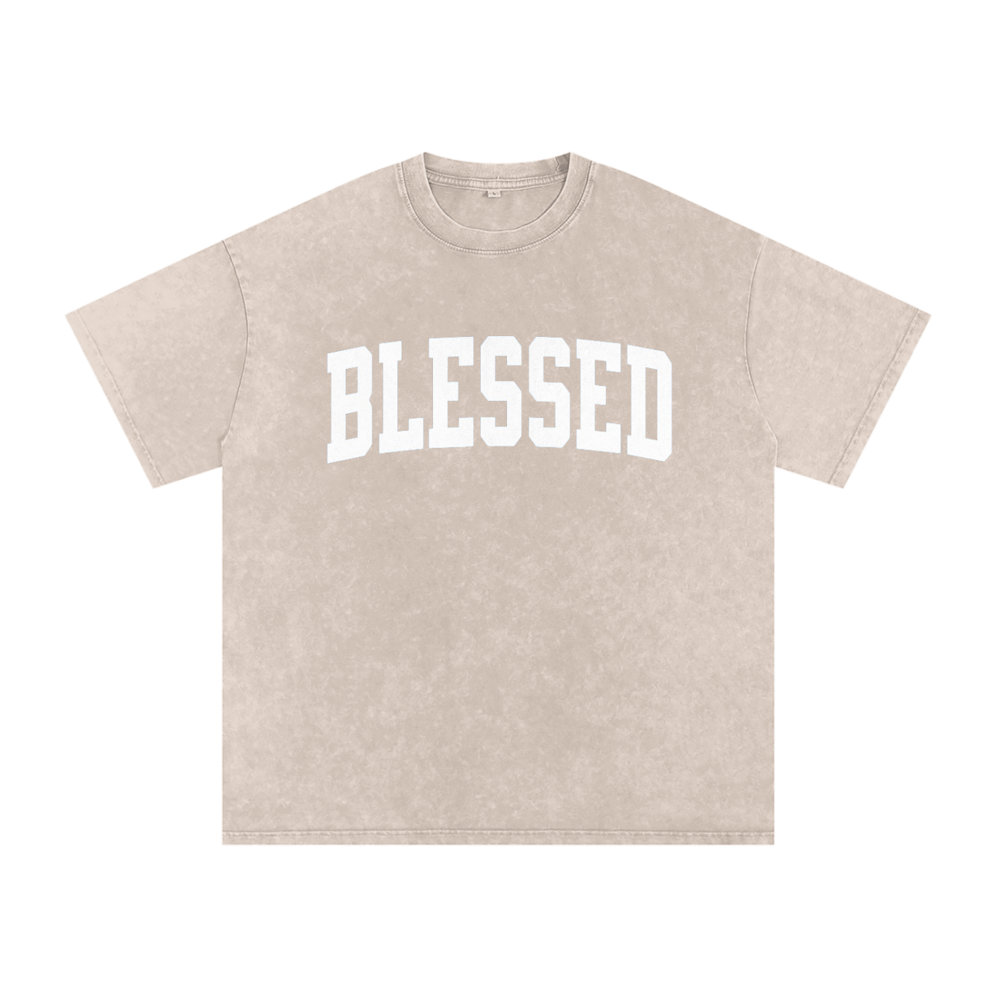 Blessed - Acid Wash Oversize T-Shirt
