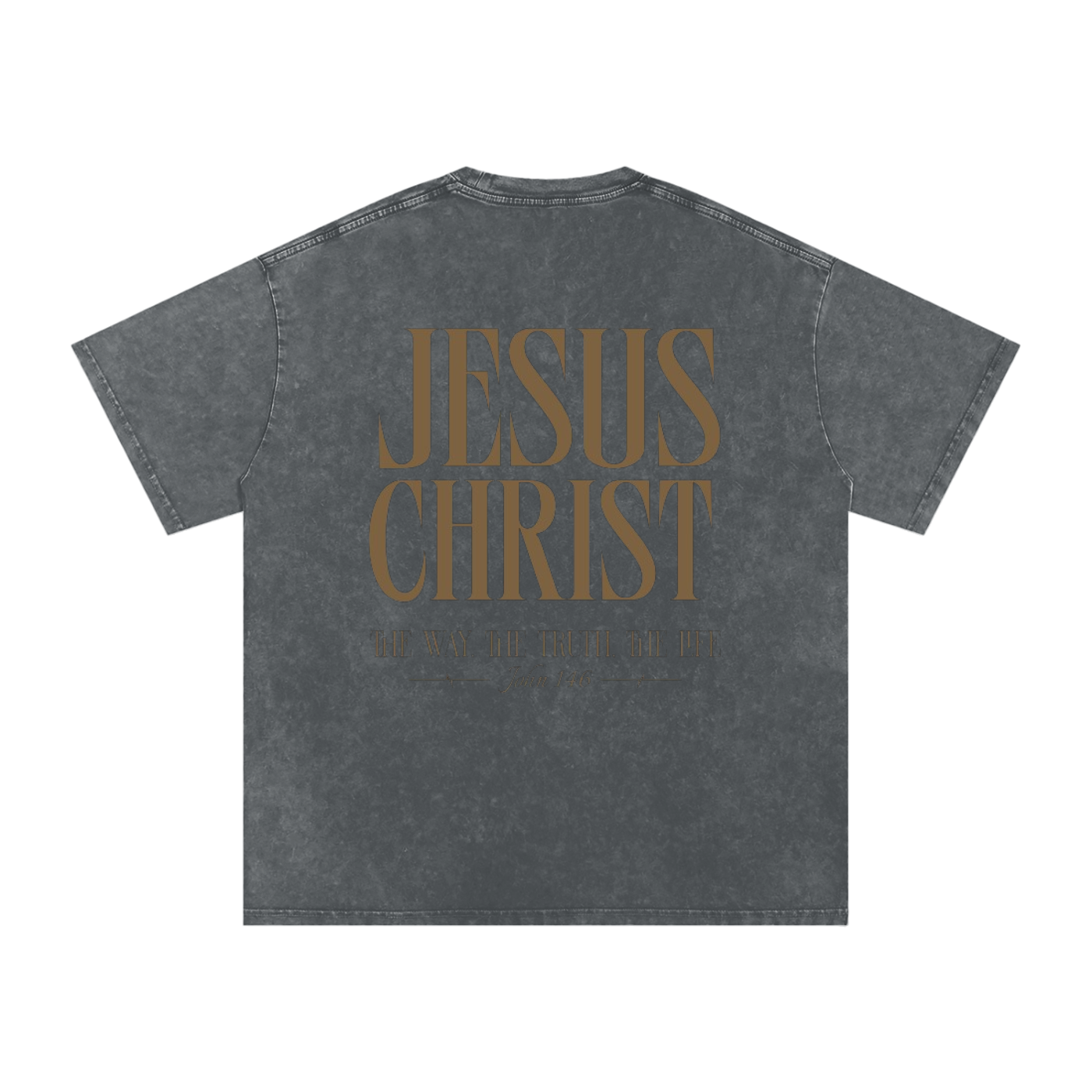 The Way - Snow Washed Oversized Cotton T-Shirt