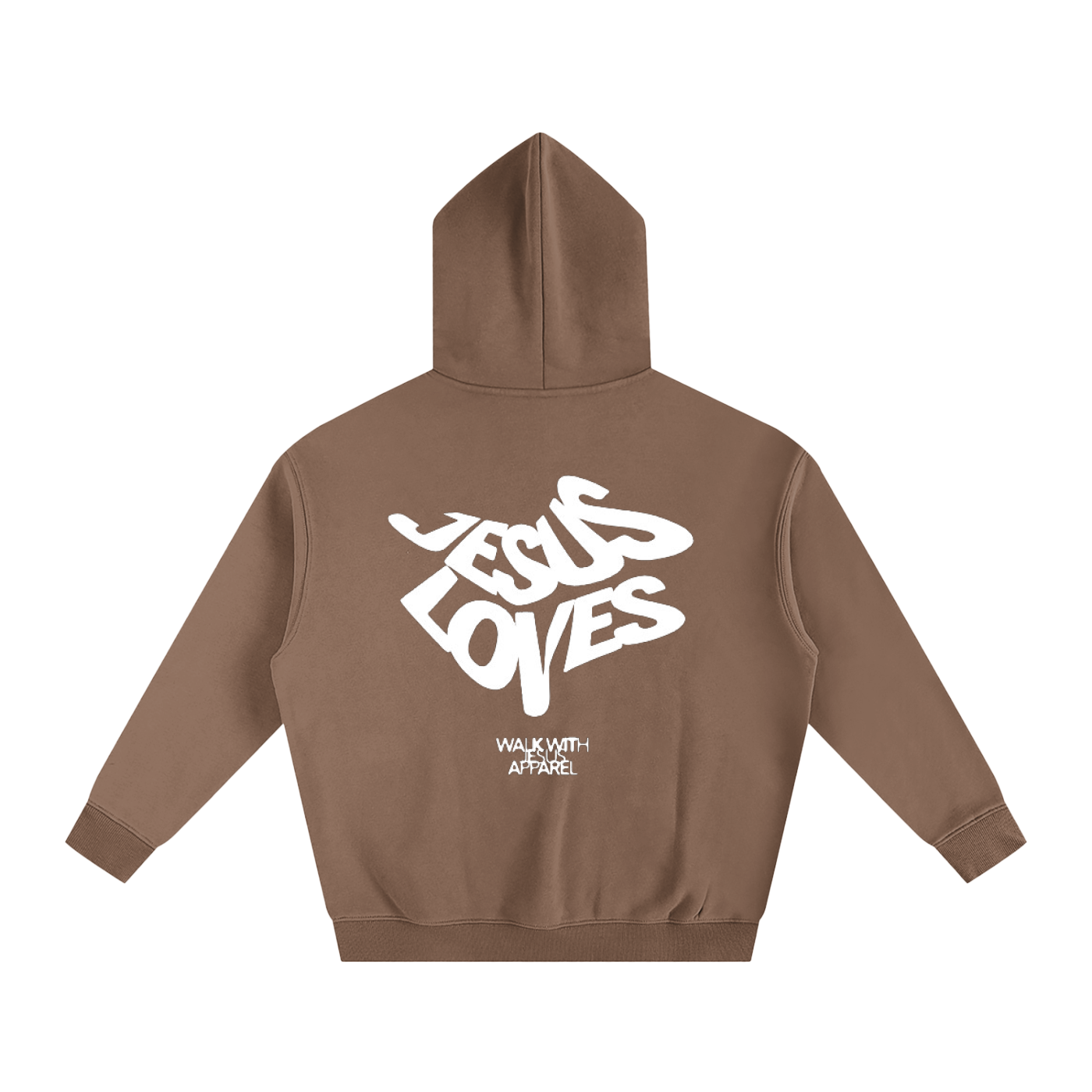 Jesus Loves - Oversize Fleeced Hoodie