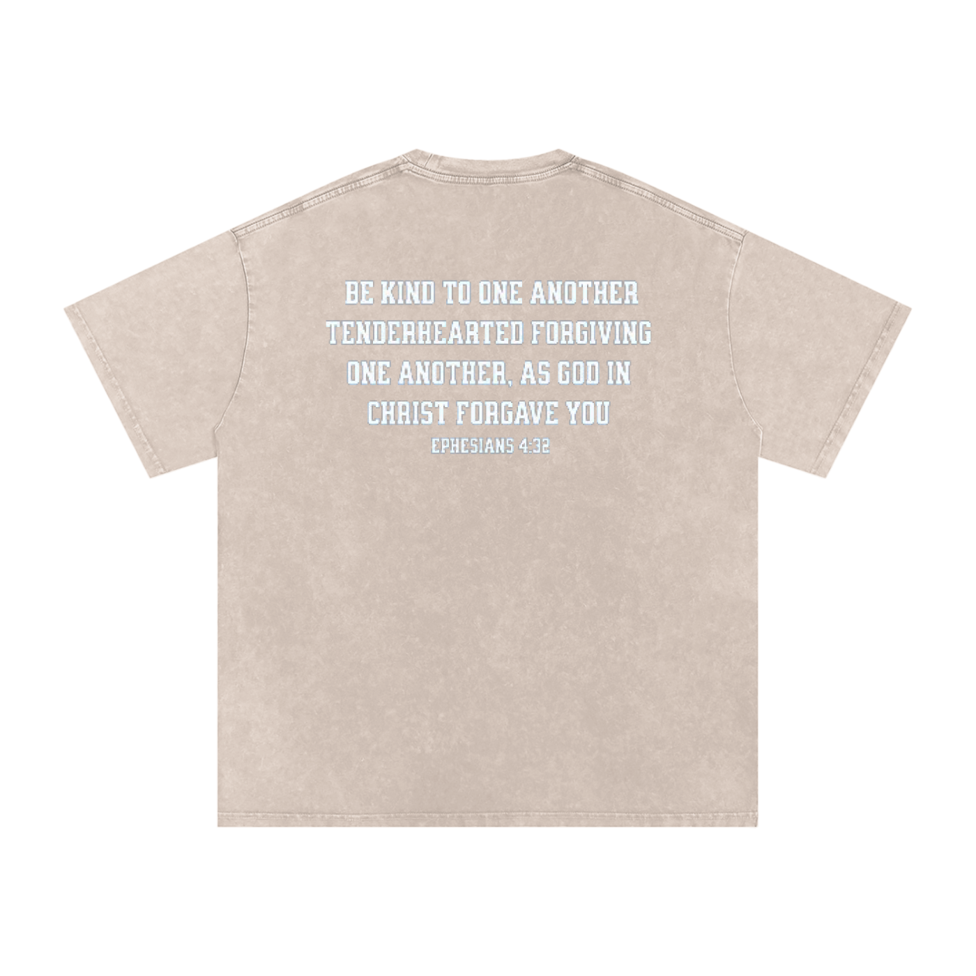 Forgiven - Snow Washed Oversized Cotton T-Shirt