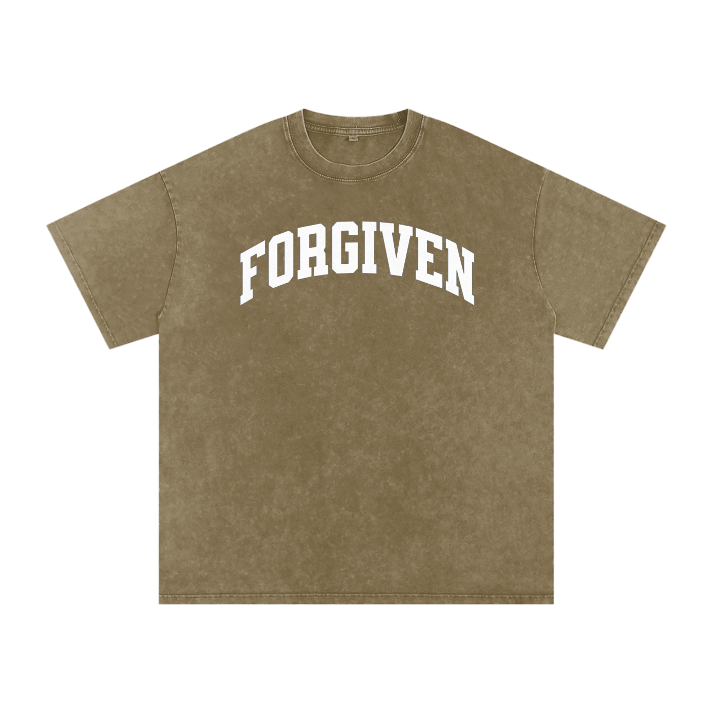 Forgiven - Snow Washed Oversized Cotton T-Shirt