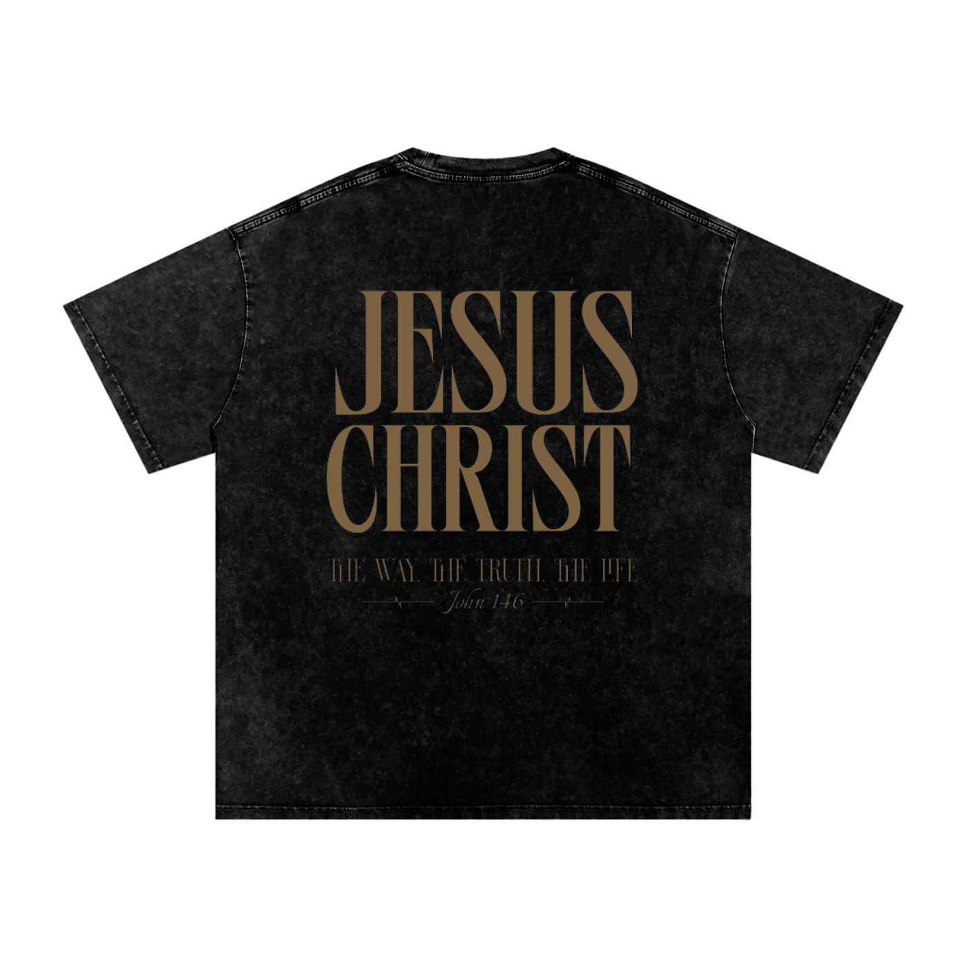 The Way - Snow Washed Oversized Cotton T-Shirt
