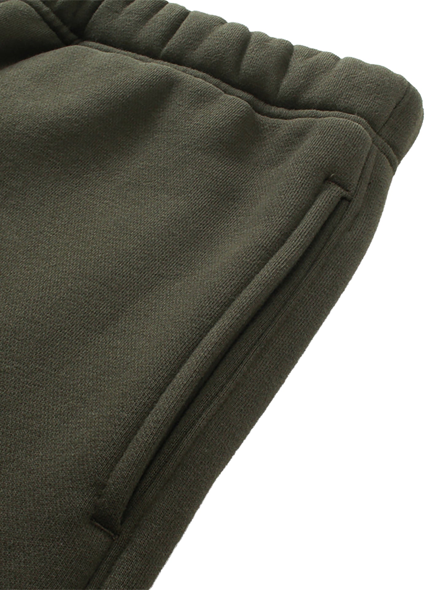 WWJ - Unisex Solid Color Fleece Straight Leg Pants